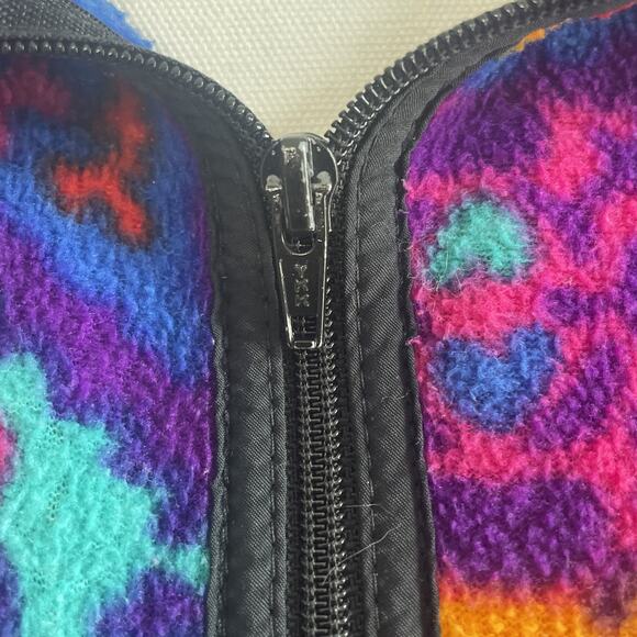 Vtg Obermeyer Women’s Full Zip Colorful Graphic Pullover Fleece Jacket No Size L - Picture 10 of 16